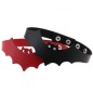 Little Devil PU Leather Bat Wing Collar