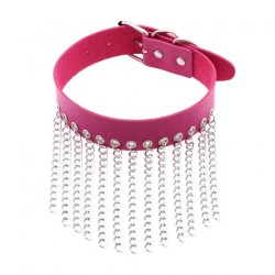 Metal Chain Tassel Collar