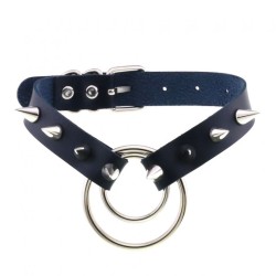 Double Ring Spiked Stud nCollar