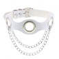 Leather Hole Breathable Chain Collar