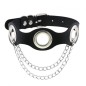 Leather Hole Breathable Chain Collar