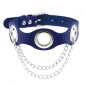 Leather Hole Breathable Chain Collar