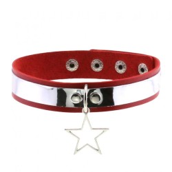 Choker Collar With Pentagram