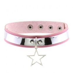 Choker Collar With Pentagram