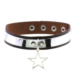 Choker Collar With Pentagram