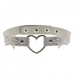 Heart Collar with Pentagram