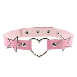 Heart Collar with Pentagram