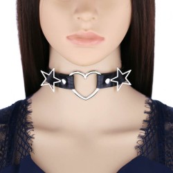 Heart Collar with Pentagram