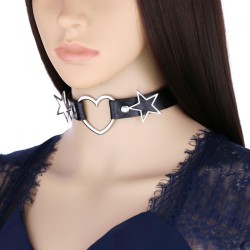 Heart Collar with Pentagram