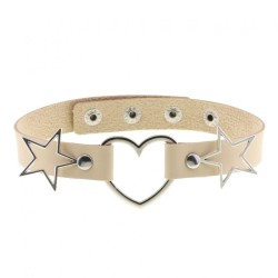 Heart Collar with Pentagram