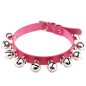 Bell PU Leather Collar