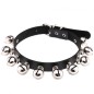 Bell PU Leather Collar