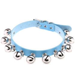 Bell PU Leather Collar