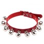 Bell PU Leather Collar