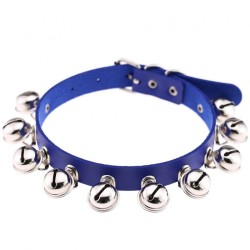 Bell PU Leather Collar