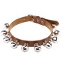 Bell PU Leather Collar