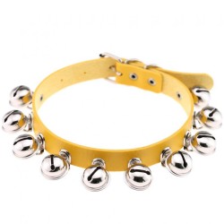 Bell PU Leather Collar