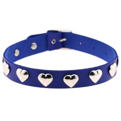 Love Heart Rivets Collar