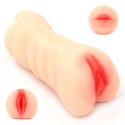 Double Hole Mouth &amp; Vaginal Stroker