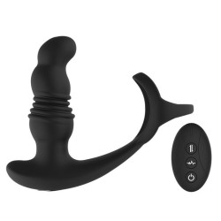 Thrusting Prostate Massager With Cock Ring