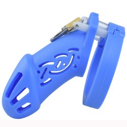 Silicone Cock Cage Chastity Cage - L