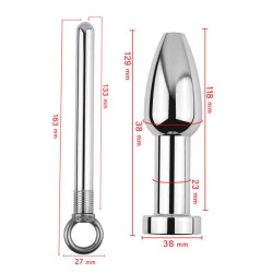 Dilator Ring Tail Hollow Anal Plug