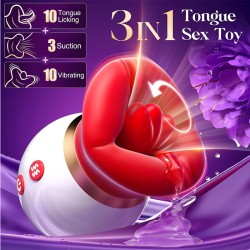 First Kiss Big Mouth Tongue Vibrator