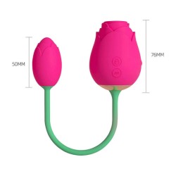 Rose Sucking Clitoral Vibrator With Ball