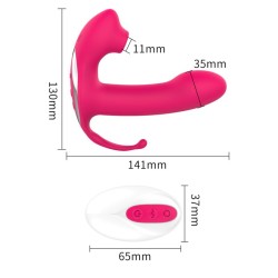 Suction Strap-on Vibrator