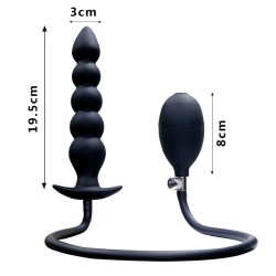 Five Ball Inflatable Anal Beads