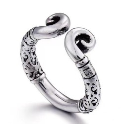 Ancient Stainless Steel Glans Ring