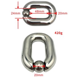 Male Oval Ball Stretcer Weight