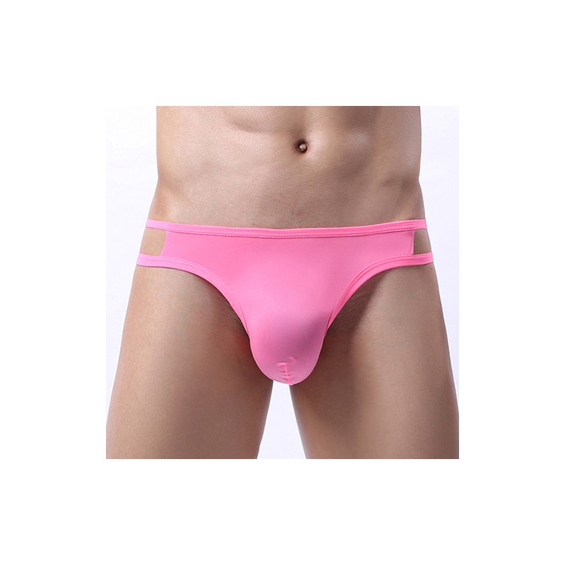 Men Ultrathin Smooth Hollowed-out Panty