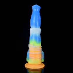 Triple Function Squirting Luminous Dildo - 04