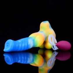 Triple Function Squirting Luminous Dildo - 03