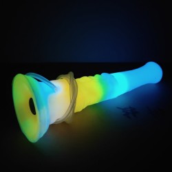 Triple Function Squirting Luminous Dildo - 01