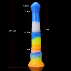 Triple Function Squirting Luminous Dildo - 01