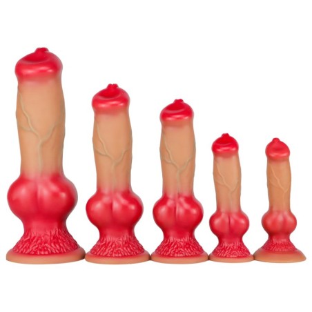 Dog Animal Makeup Dildo - 5 Size