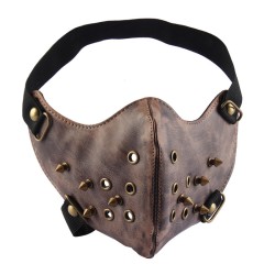 Punk Riveted Biker Mask