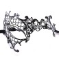 Metal Iron One-Eyed Diamond Masquerade Mask