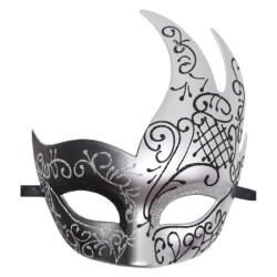 Flame Big Horned Mask - Double Color