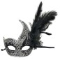 Feather Masquerade Mask - Lace