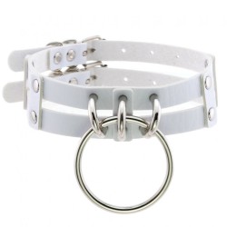 Punk Gothic Two Line Choker Neck Ring