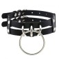 Punk Gothic Two Line Choker Neck Ring