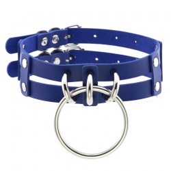 Punk Gothic Two Line Choker Neck Ring