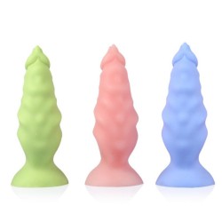 Coral Silicone Anal Dildo