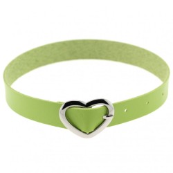 Heart Button Collar