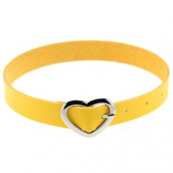 Heart Button Collar