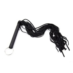 Ribbon Handle Leather Flogger