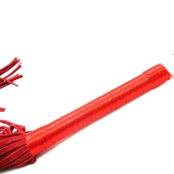 Ribbon Handle Leather Flogger